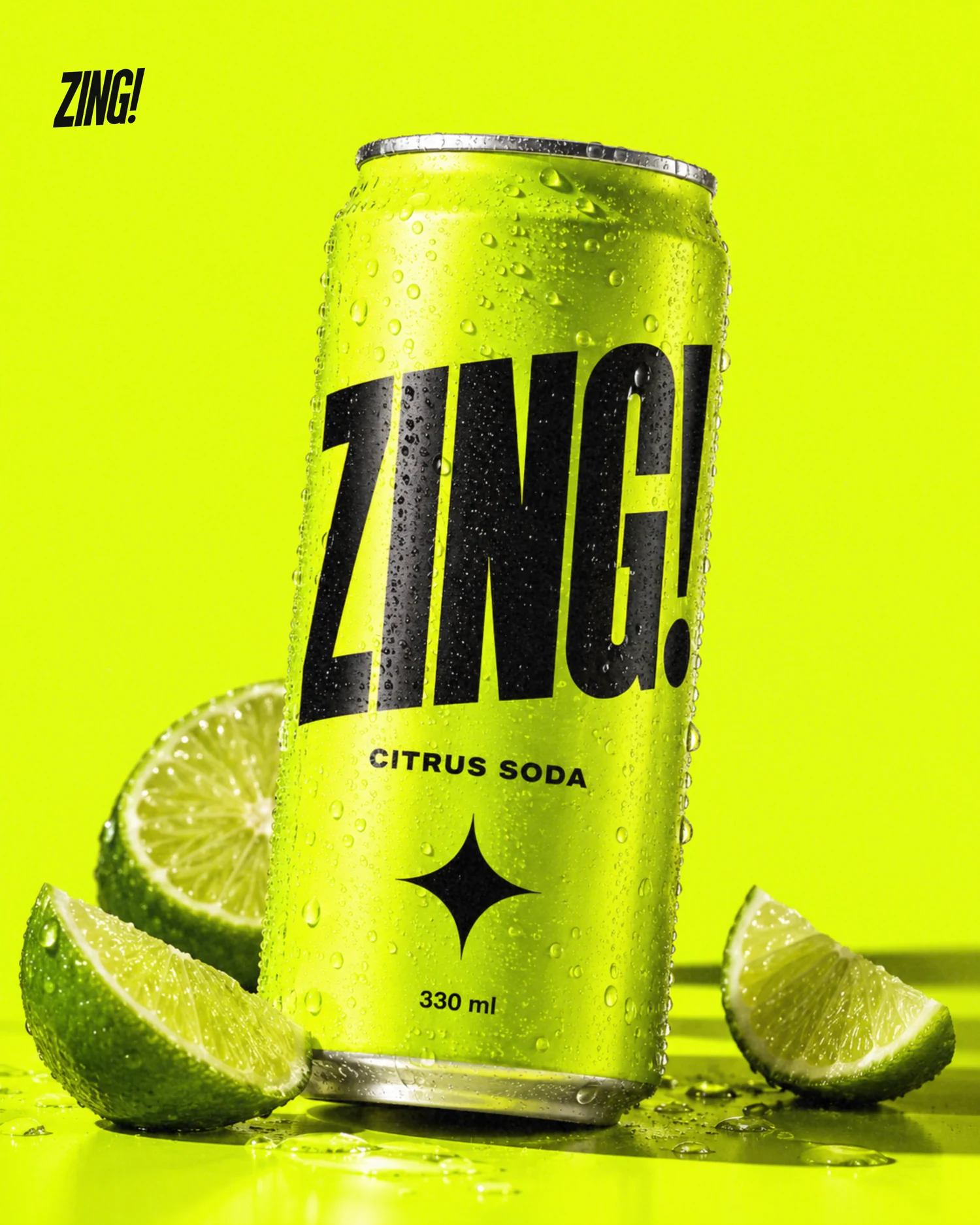 Zing citrus product creative